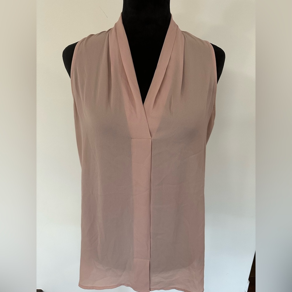 Elegant Sleeveless Blush Top